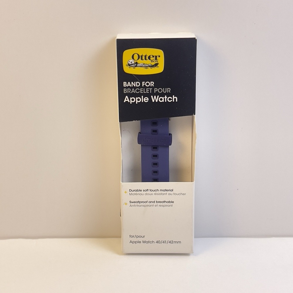 Apple Watch Band By Otterbox 40/41/42 mm Silicone Denver Dusk Purple Blue Indigo